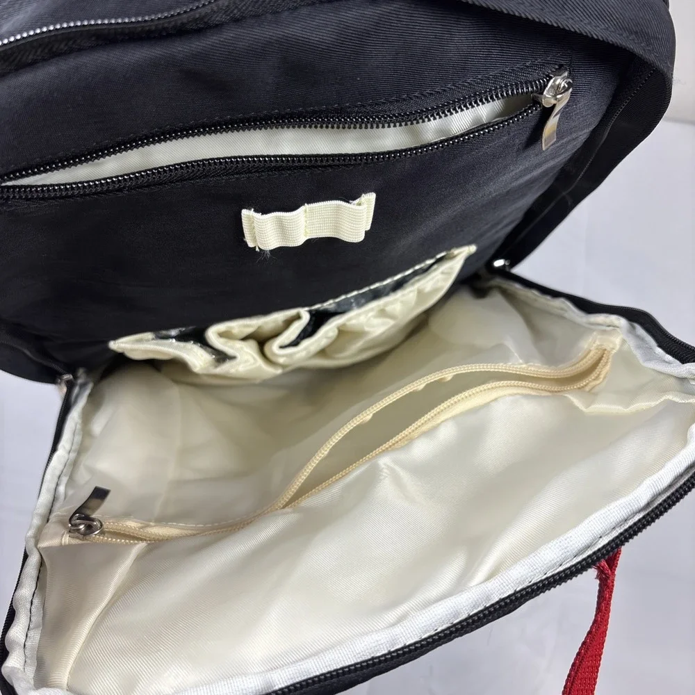 Aardman‎ Hibaby Diaper Lap Top Bag Pockets BackPack Bottle & Wipes Storage Black